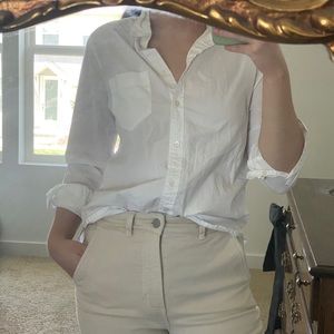 Jcrew White Button Down